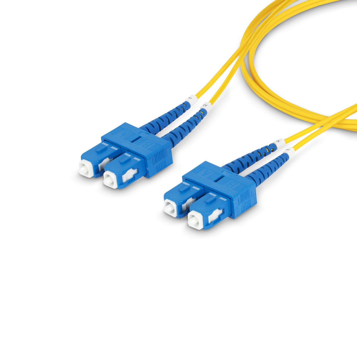 StarTech.com Câble Fibre Optique Duplex Monomode SC à SC UPC OS2 9/125µm 10m 40G/100G LSZH