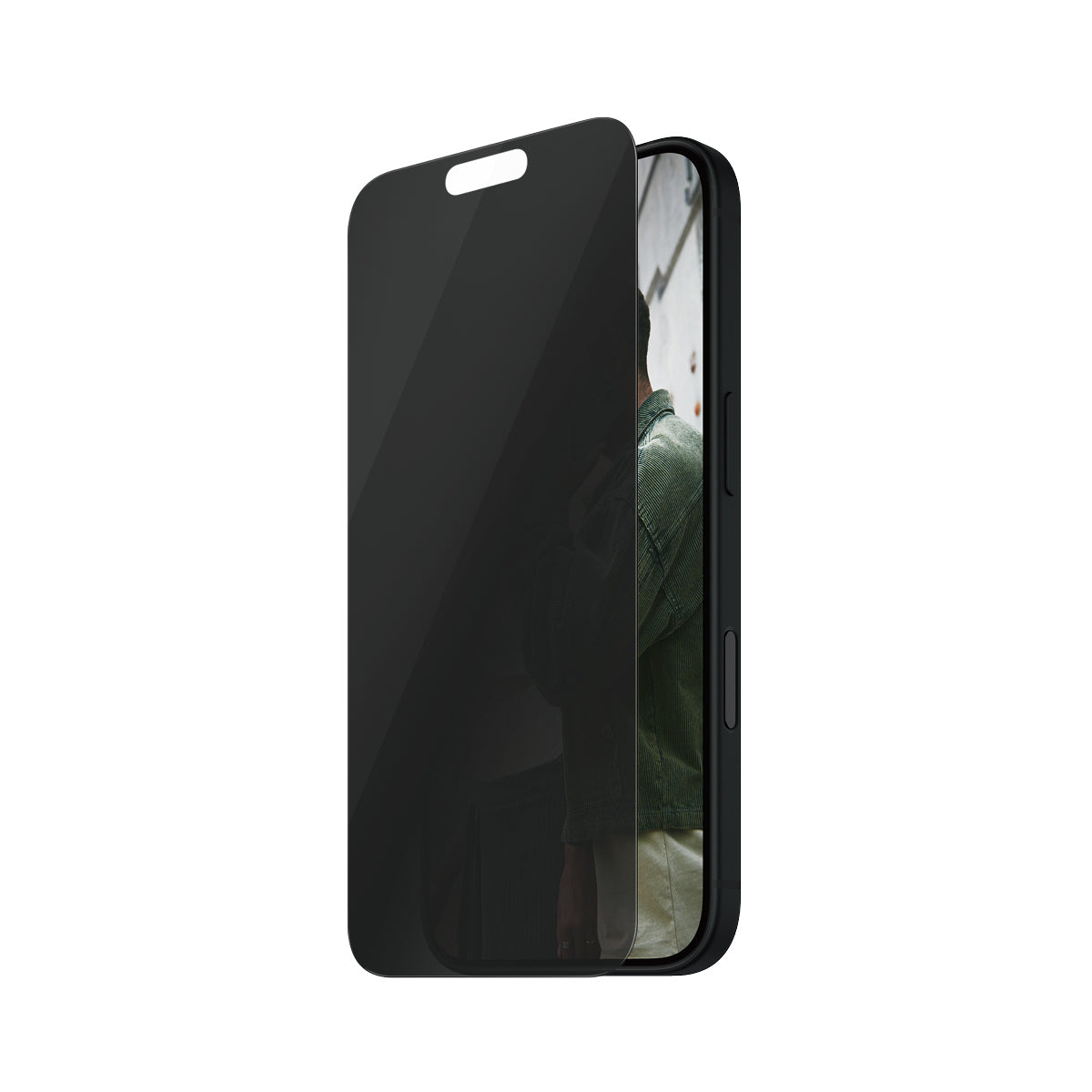 PanzerGlass SAFE. by ® 2-Way Privacy Screen Protector iPhone 16 | 15 | Ultra-Wide Fit Protection d'écran transparent Apple 1 pièce(s)