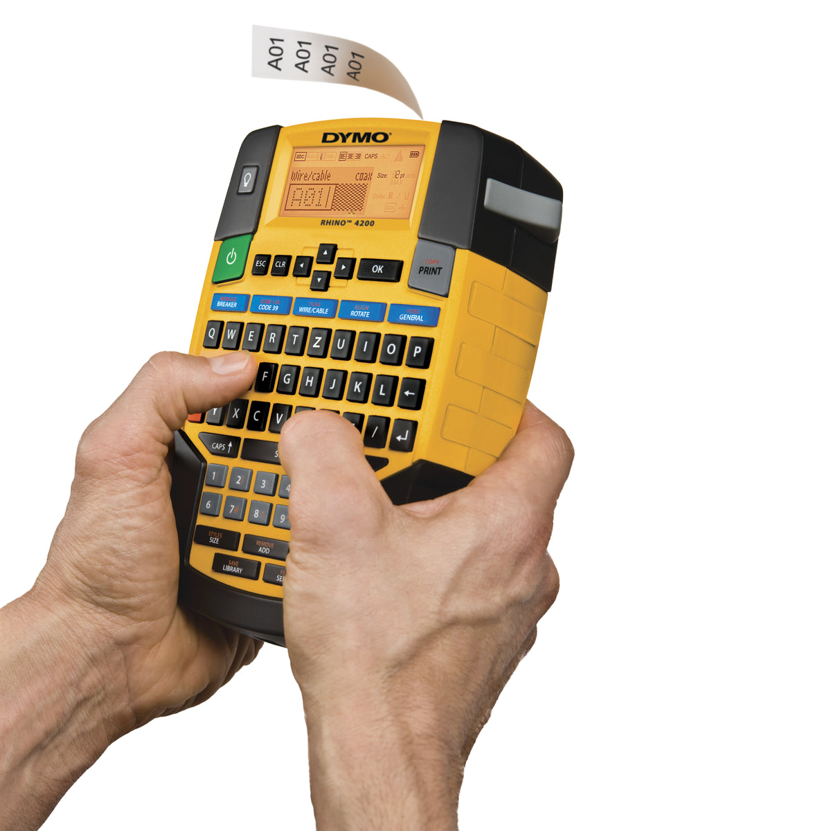DYMO RHINO 4200 imprimante pour étiquettes Transfert thermique QWERTZ - vue 2