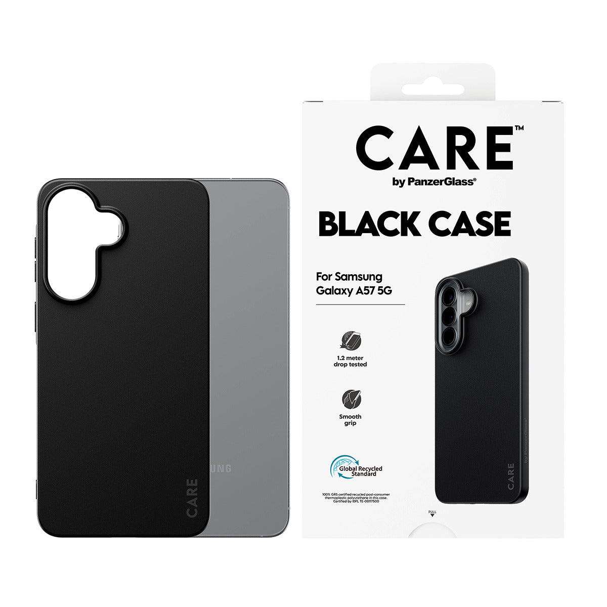 PanzerGlass CARE TPU Case Schwarz Samsung Galaxy A57 coque de protection pour téléphones portables 17 cm (6.7") Housse Noir - vue 2