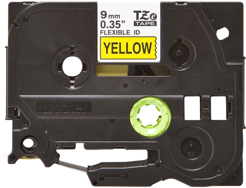 Brother TZE-FX621 ruban d'étiquette Noir sur jaune