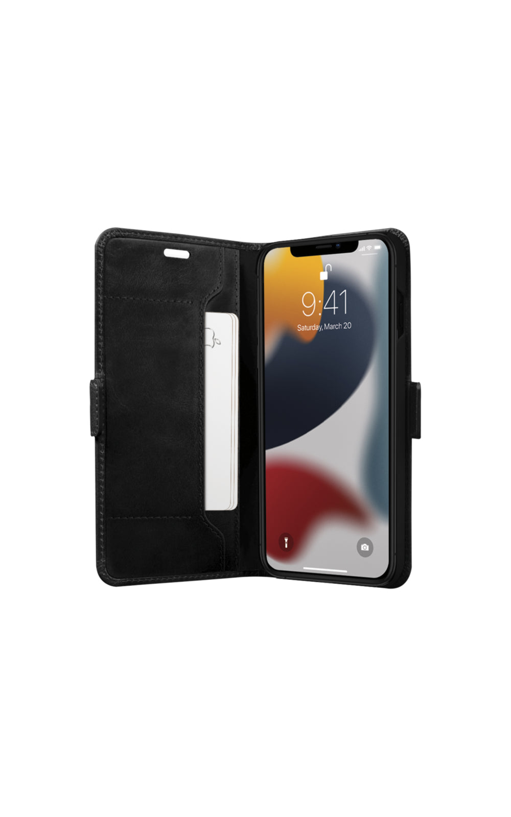 dbramante1928 Copenhagen Slim Coque de Protection avec Portefeuille pour Téléphones 6.7" (17 cm), Noir