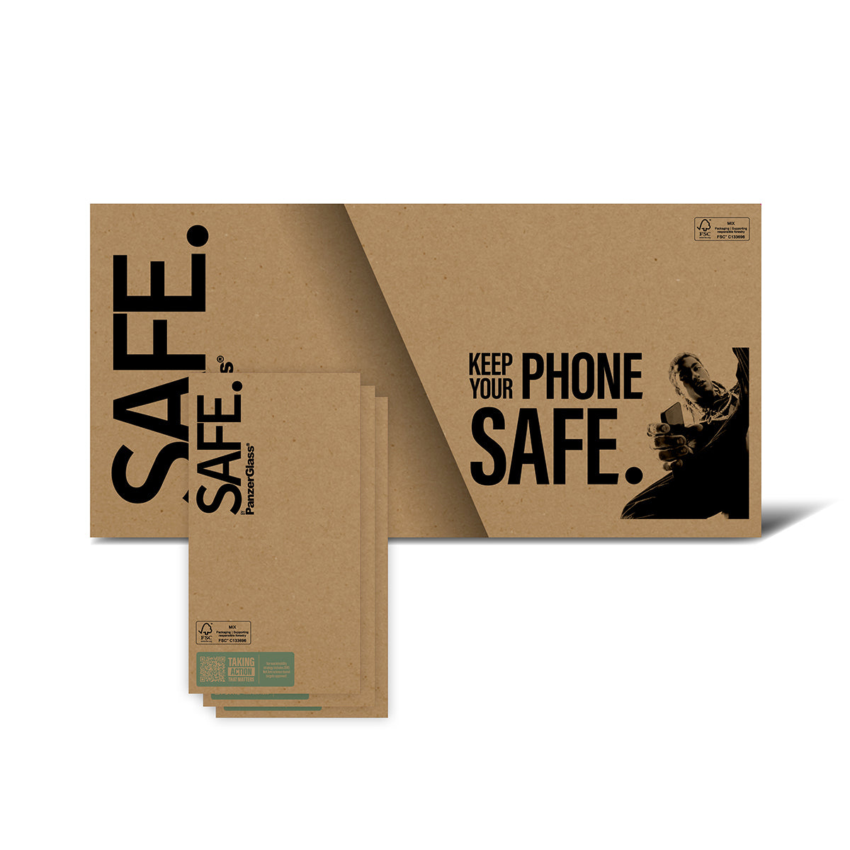 PanzerGlass SAFE. by ® Screen Protector iPhone 2026 Pro | 17 Pro | 17 | 16 Pro | Ultra-Wide Fit | Bulk Apple - iPhone 2026 Pro, Apple - iPhone 17 Pro, Apple - iPhone 17, Apple - iPhone 16 Pro - vue 3