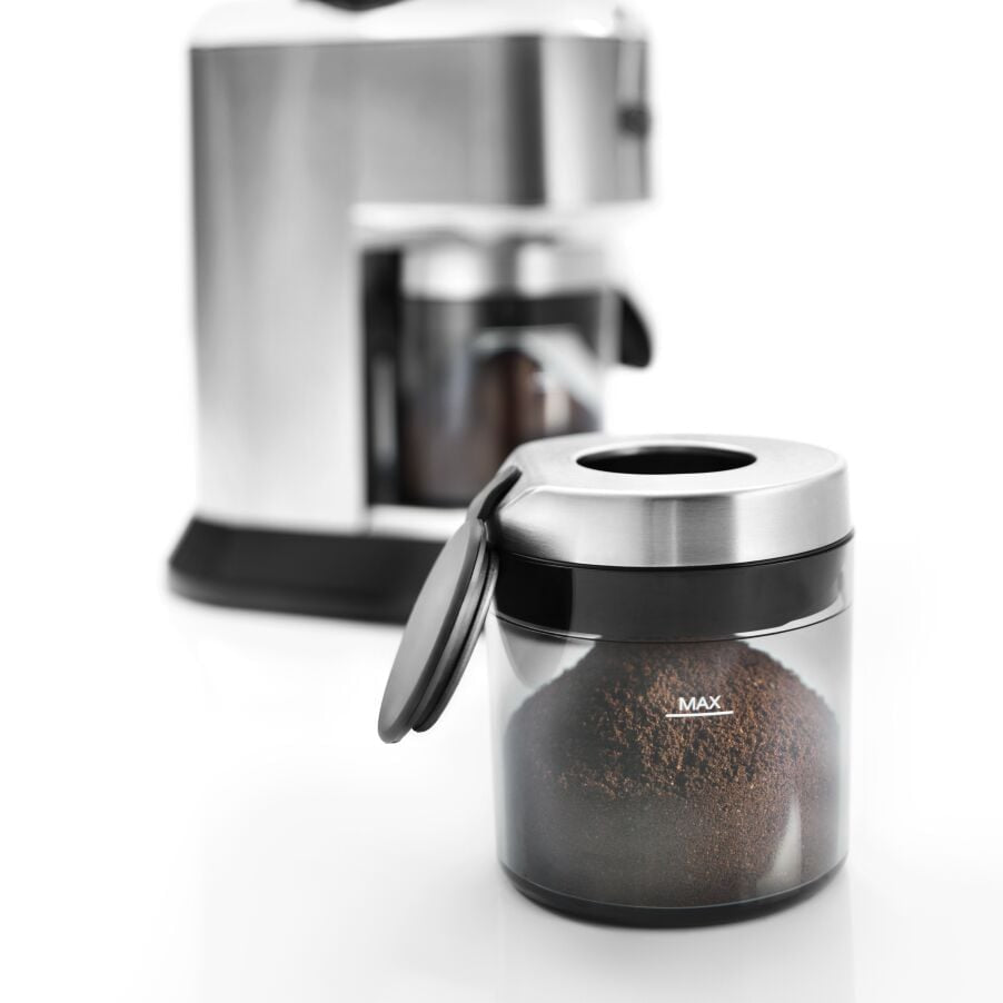 De’Longhi Dedica Argent, Moulin à Café avec Meules Coniques