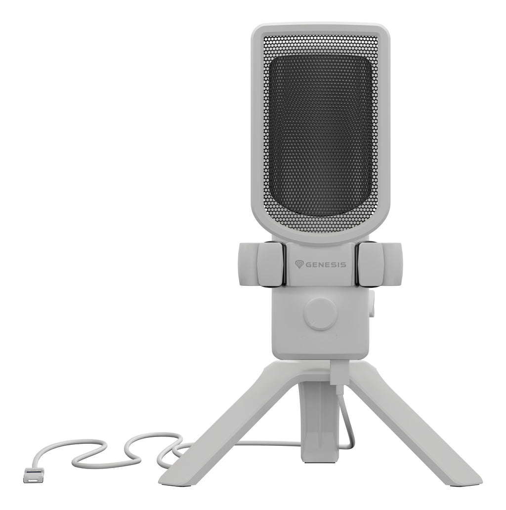 Microphone de Console de Jeu Radium 250, USB, Blanc