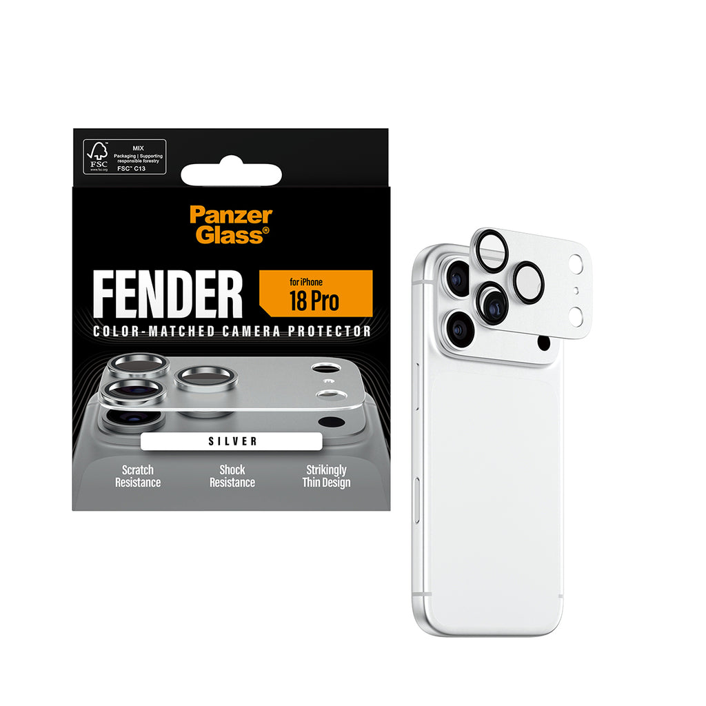 PanzerGlass ® Fender Camera Protector Silver iPhone 2026 Pro Protection d'écran transparent 1 pièce(s) - vue 5