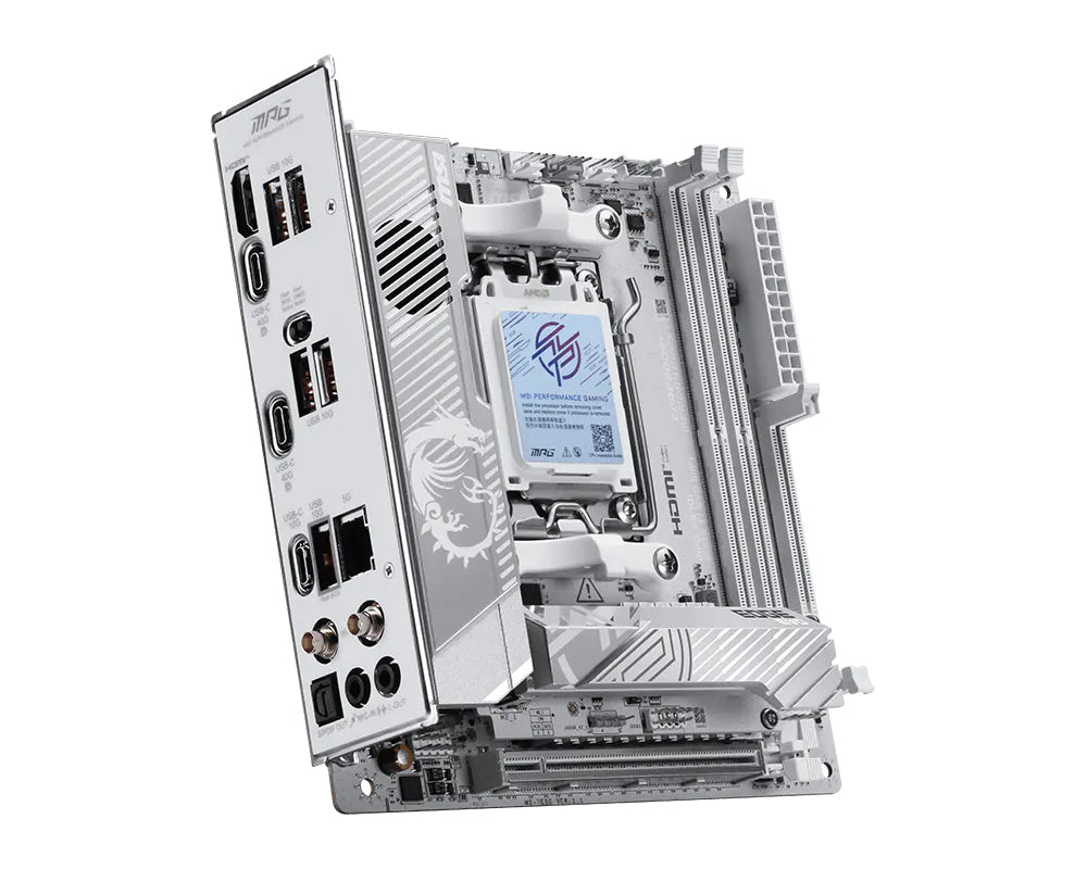 MSI MPG X870I EDGE TI EVO WIFI carte mère AMD X870 Emplacement AM5 mini ITX