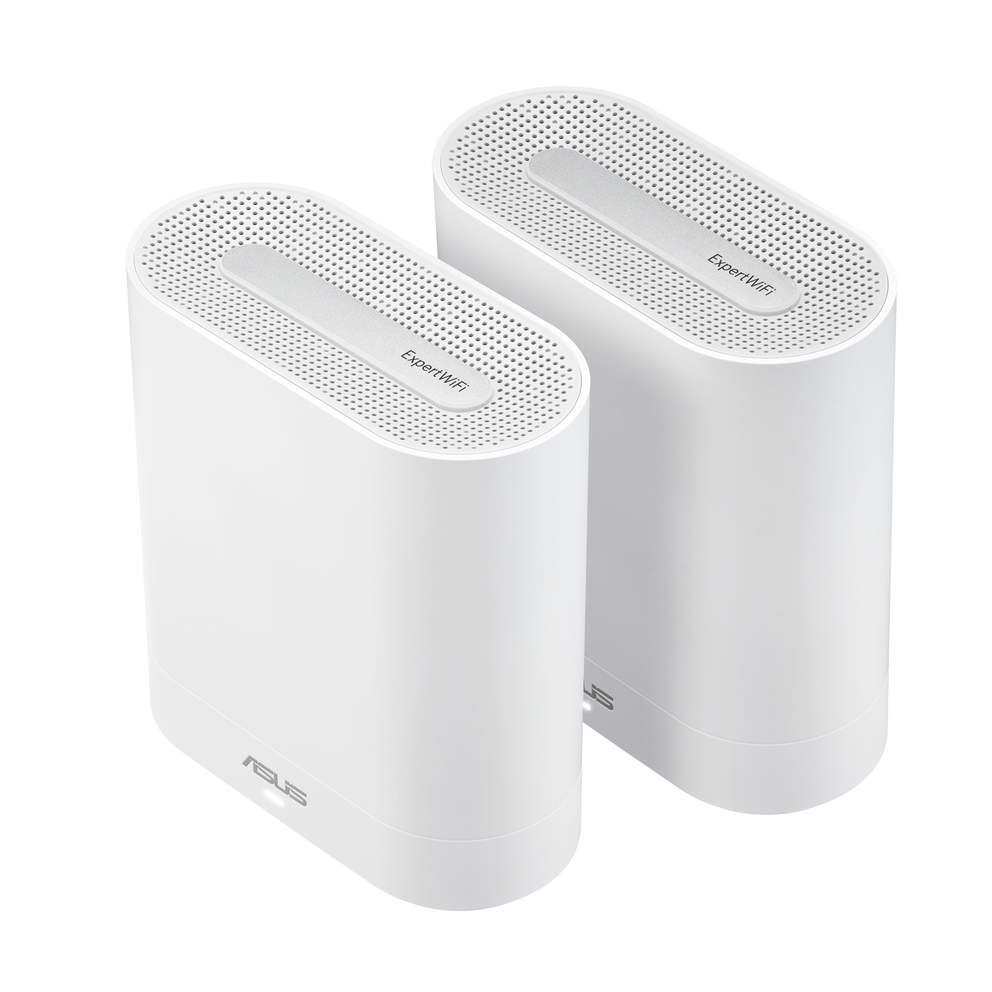ASUS EBM68(2PK) – Expert Wifi Tri-bande (2,4 GHz / 5 GHz / 5 GHz) Wi-Fi 6 (802.11ax) Blanc 3 Interne