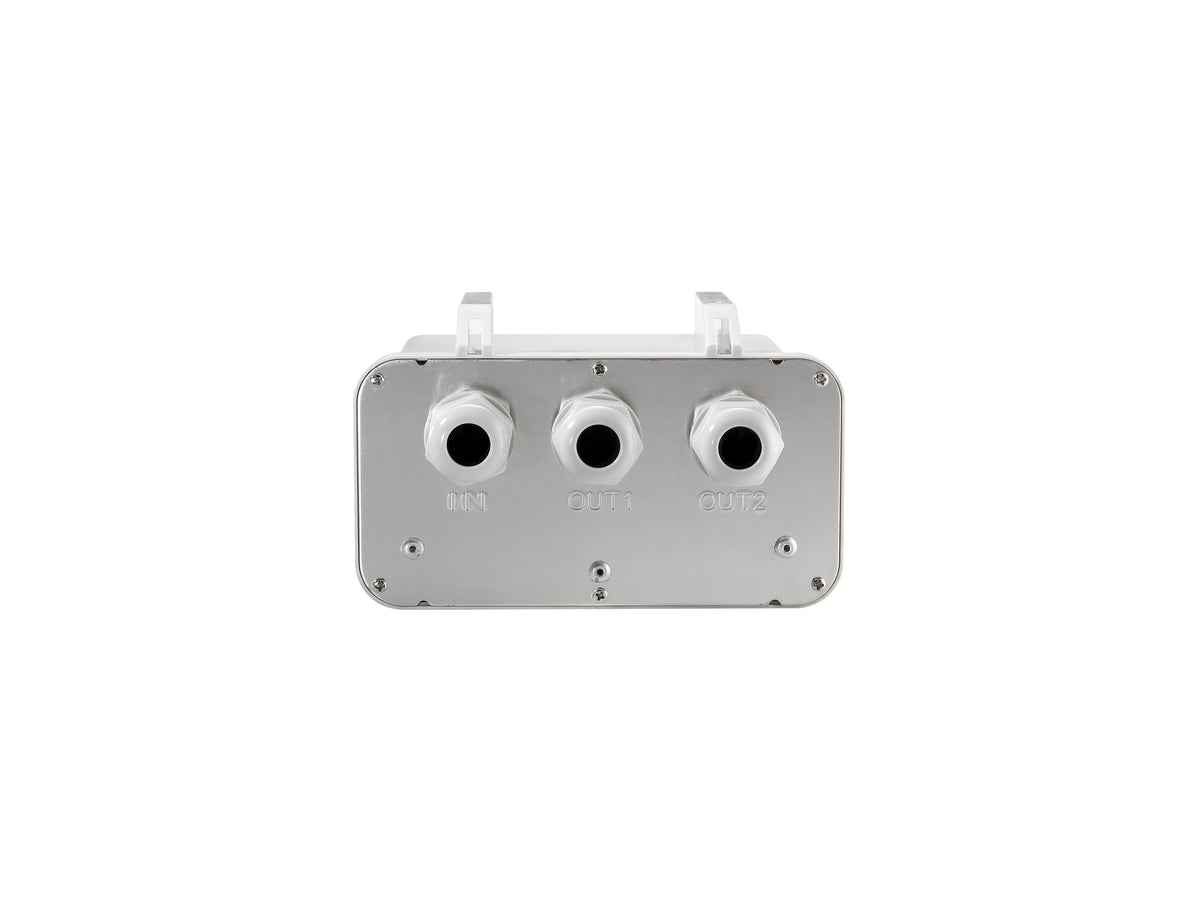 LevelOne POR-1222 Prolongateur et Répéteur Réseau PoE Gigabit, Blanc