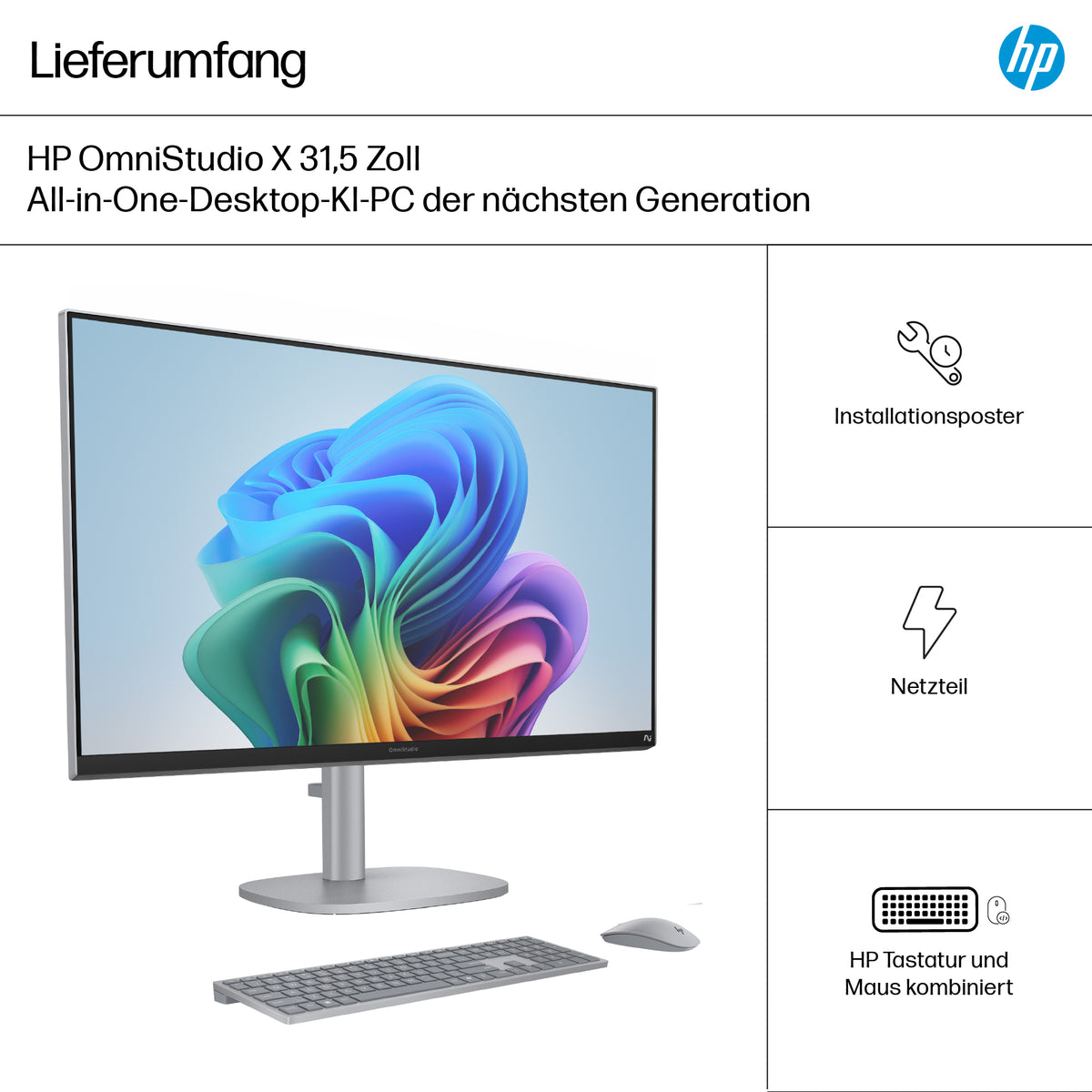 HP OmniStudio X Next Gen 32-c1173ng AIO Core Ultra 7 256V 16GB 1TB Intel Arc Graphics 140V Windows 11 Home