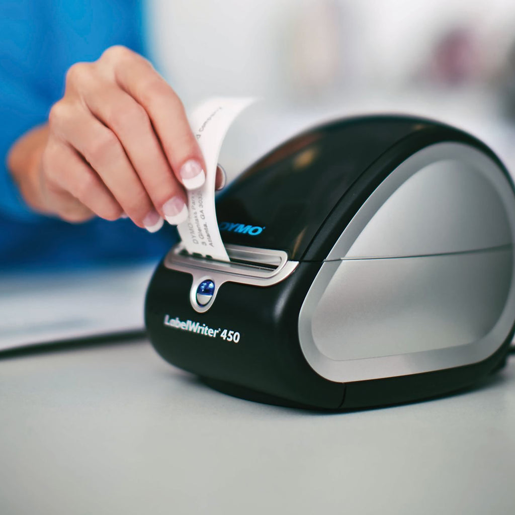 DYMO LabelWriter Étiquettes d'Adresse Autocollantes, 28mm x 89mm, Noir sur Blanc, Rouleau de 130