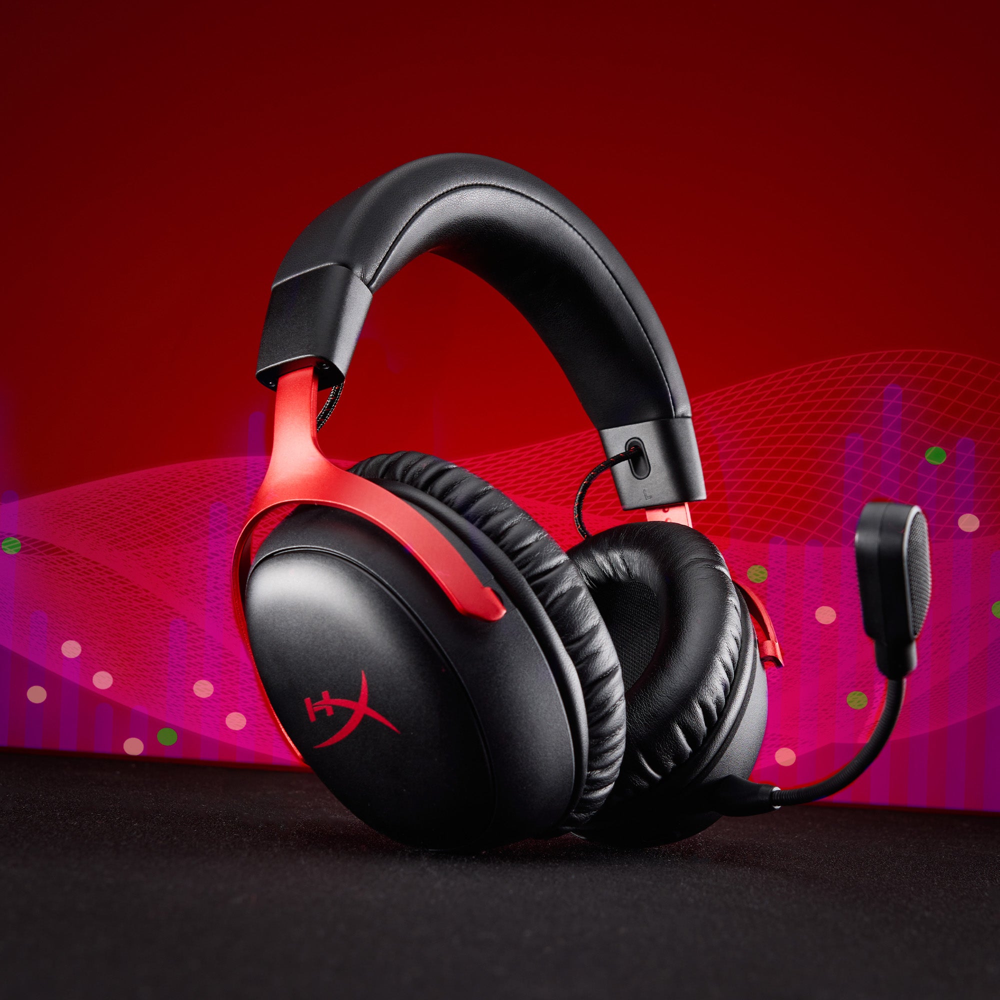 HyperX Cloud III S Sans fil – Casque gamer (noir-rouge)