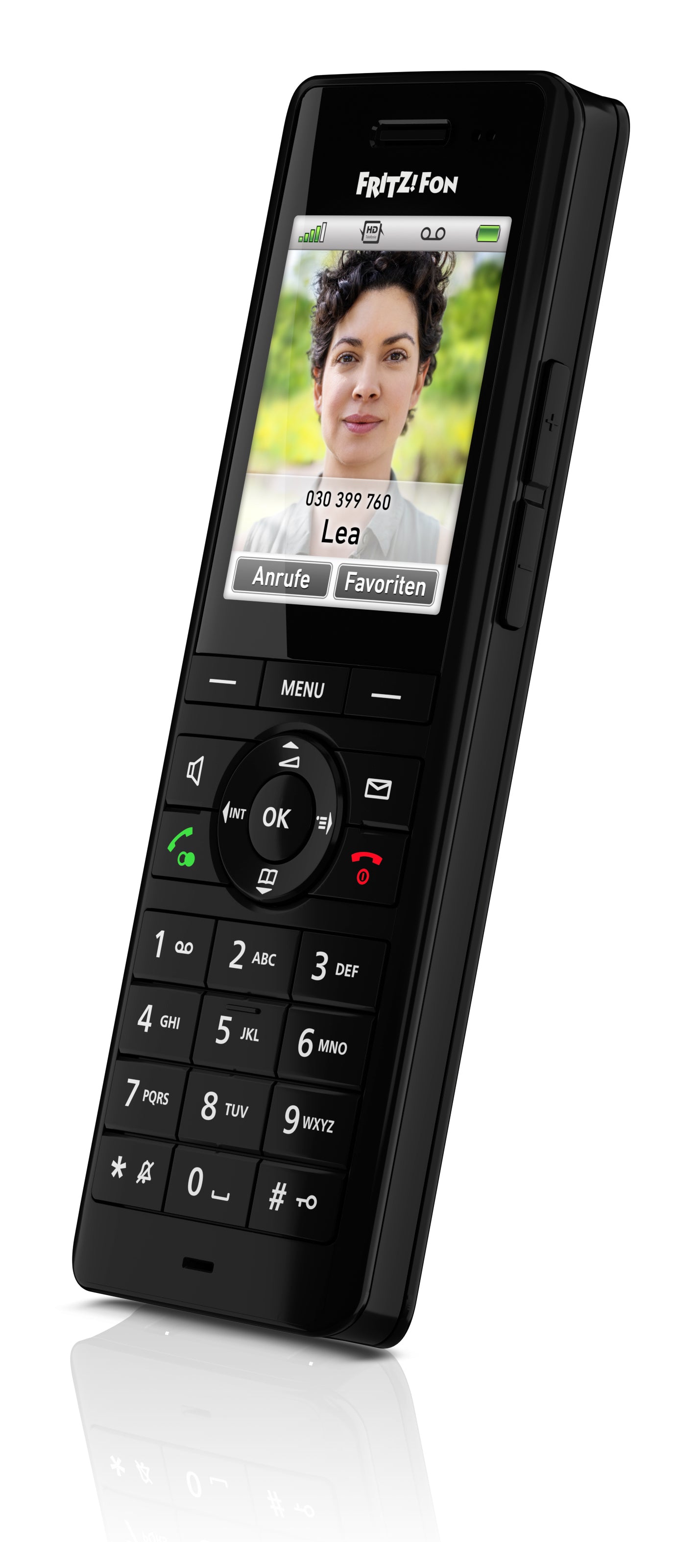 Fon FRITZ! X6 Téléphone DECT Identification de l'appelant Noir