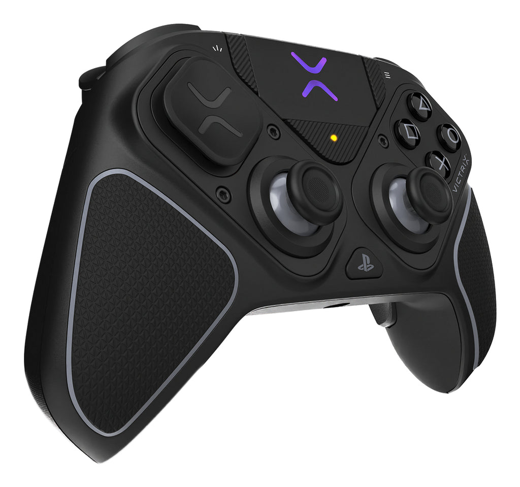 Turtle Beach Victrix Pro BFG Reloaded Noir PlayStation Manette de gaming modulaire sans fil w/Bluetooth, module Fightpad et effet Hall pour PlayStation 5, PlayStation 4 et PC