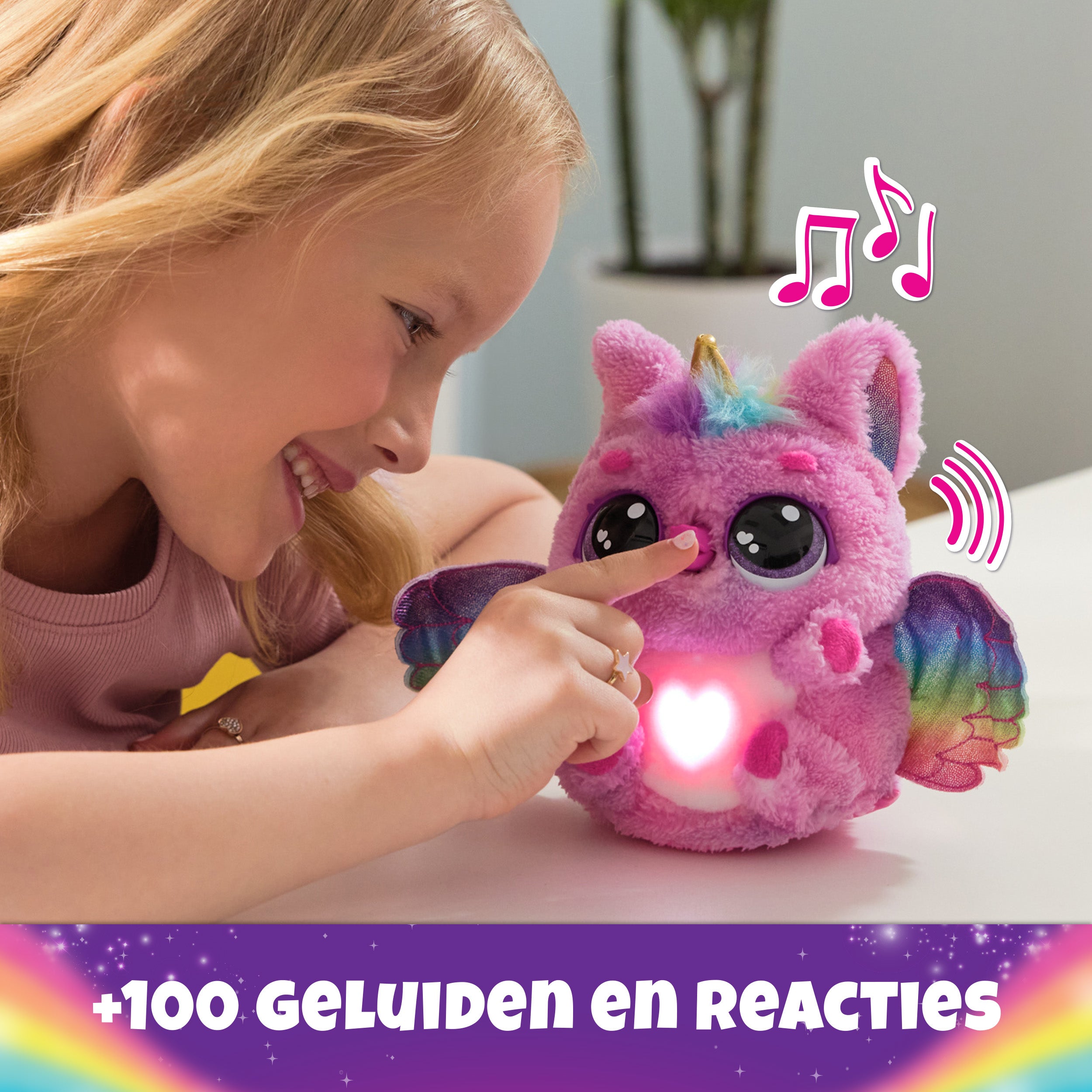 Hatchimals Pufficorn Alive Eclosion Secrete