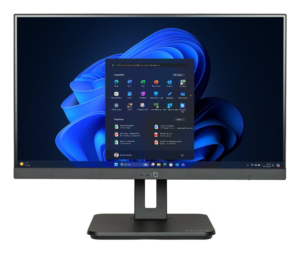 PC Tout-en-Un Station de Travail Intel Core i5-14500, 23.8" Full HD, 16 Go DDR5, 1 To SSD, Windows 11 Pro, Noir