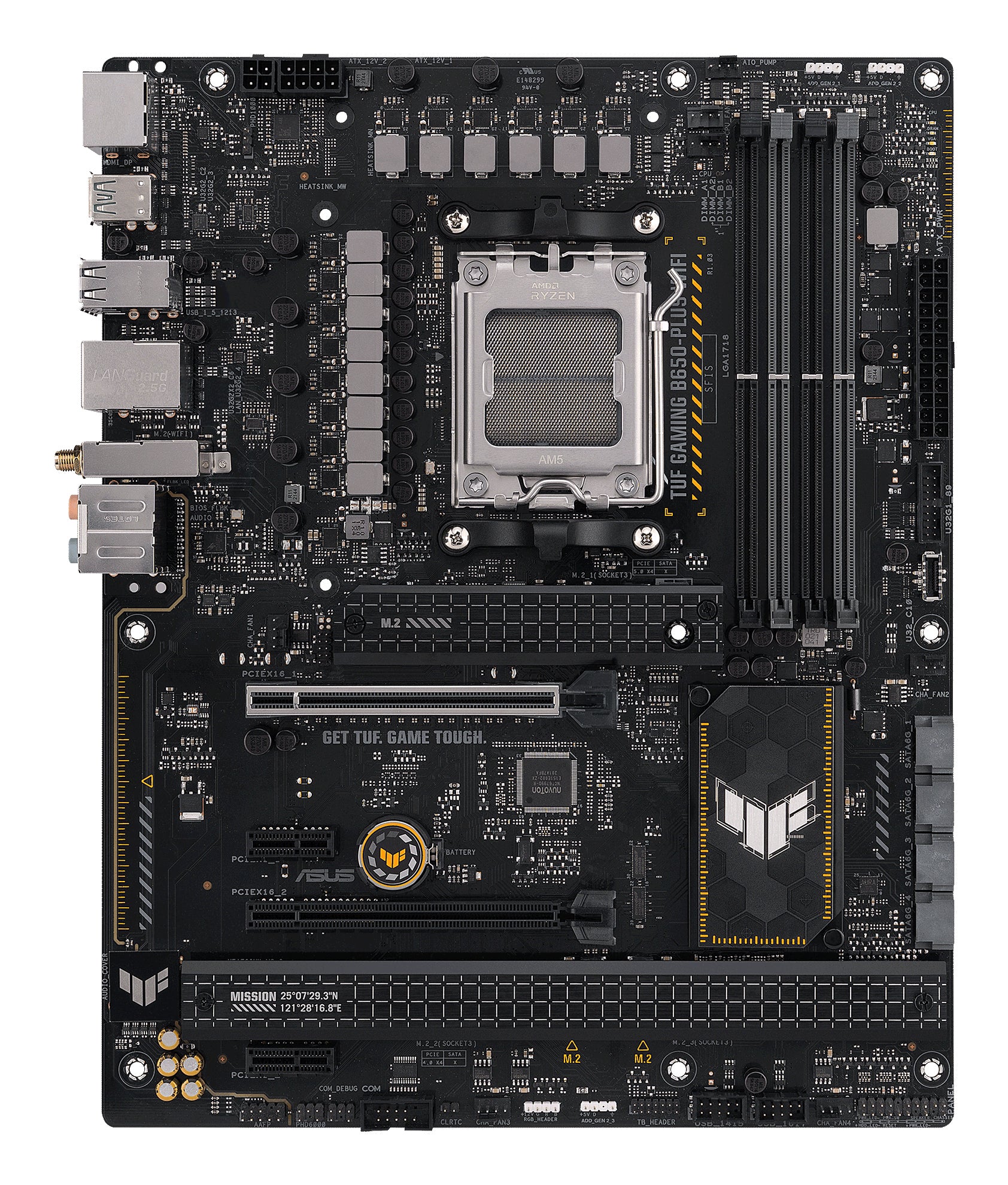 ASUS TUF GAMING B650-PLUS WIFI AMD B650 Emplacement AM5 ATX