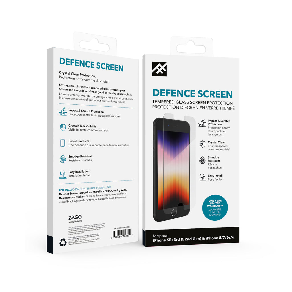 IFROGZ Defence Protection d'écran transparent Apple 1 pièce(s)