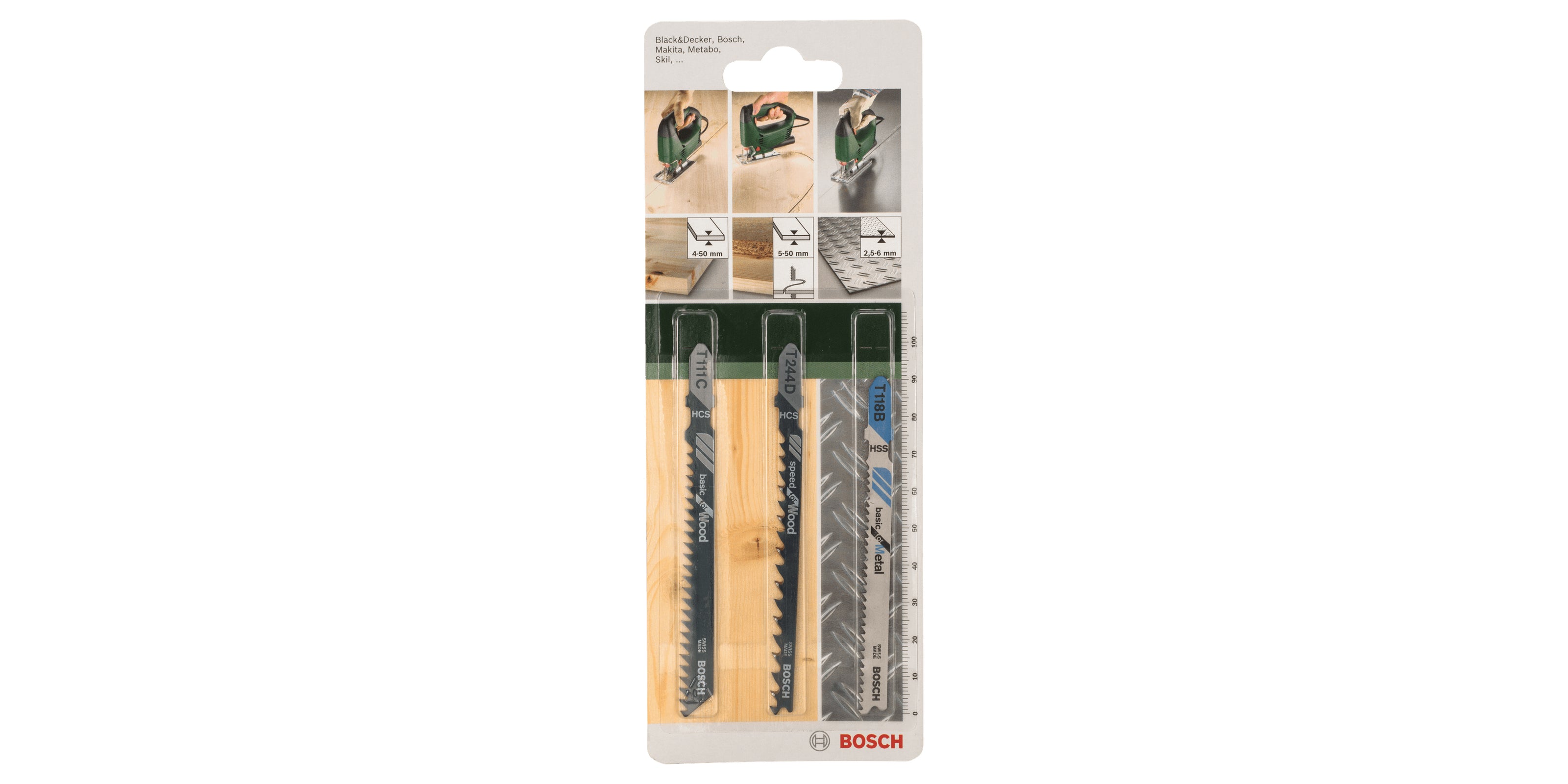 Bosch Bosch 2 609 256 741 Lame de scie sauteuse, à chantourner et sabre