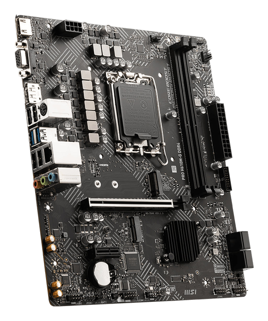 MSI PRO H610M-G DDR4 Carte Mère Intel H610 LGA 1700 Micro ATX