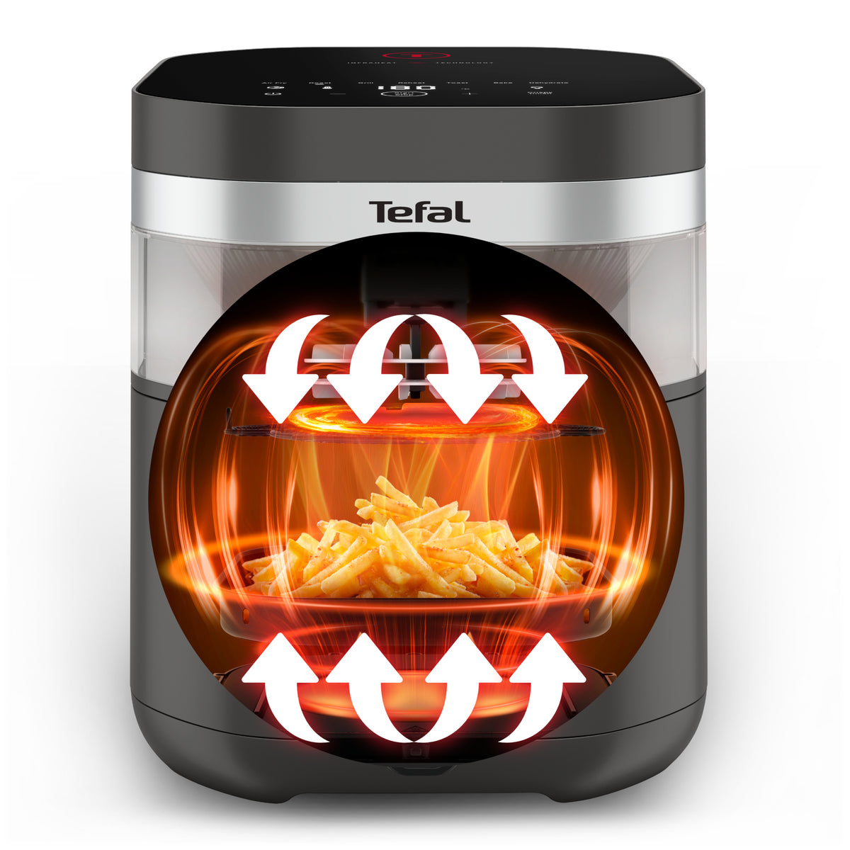 Tefal Easy Fry Infrared EY832HE0 Friteuse à Air Chaud 7L 2020W Gris Foncé