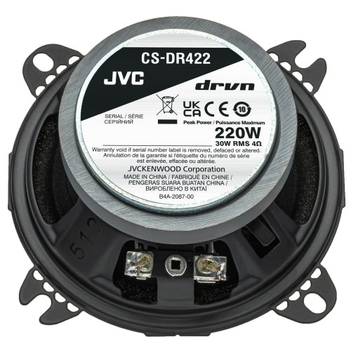 JVC CS-DR422 enceinte de voiture Rond 2-voies 220 W 1 pièce(s)