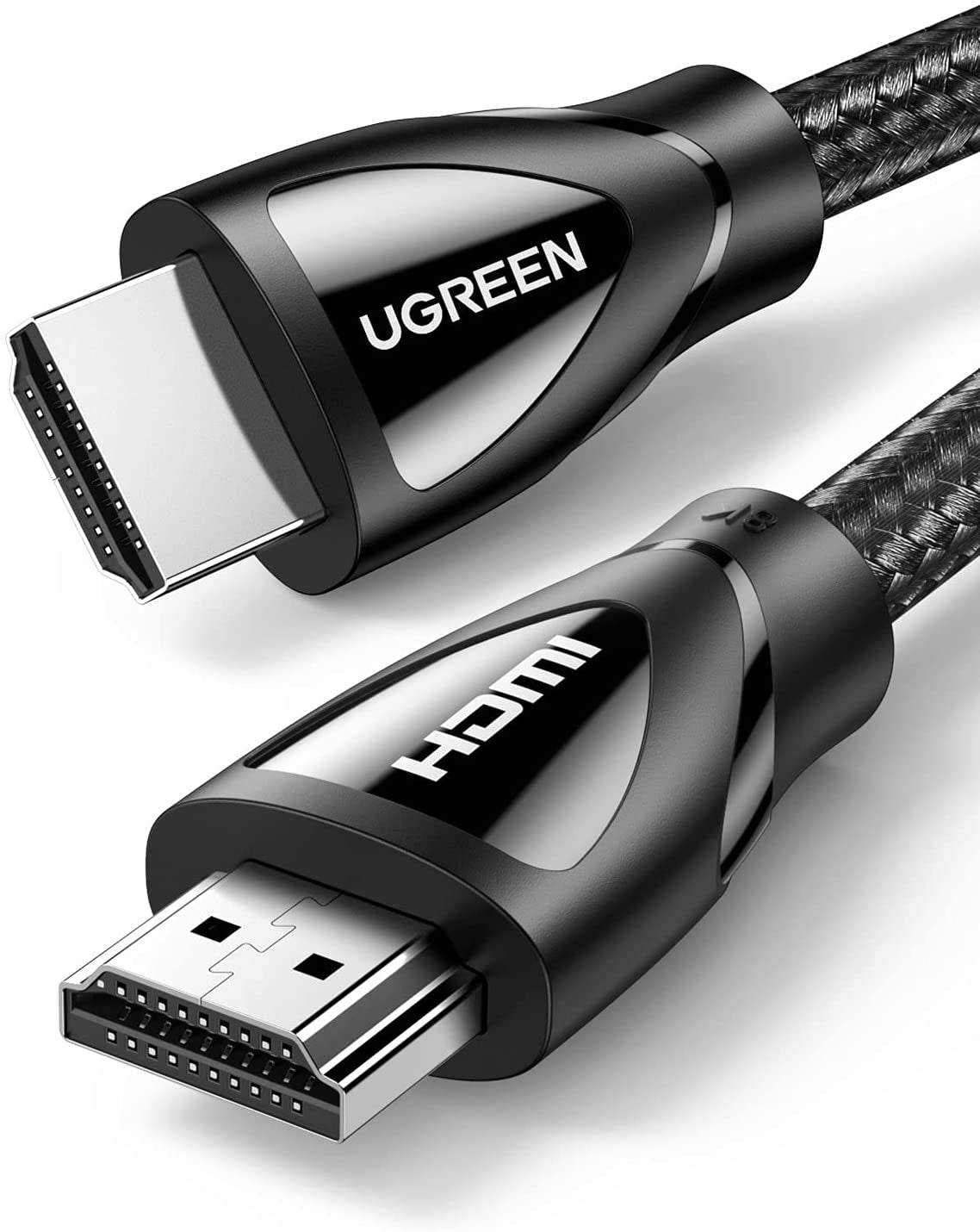 Ugreen 80403 HD140 Câble HDMI 2.1 Standard, 2 m, Noir