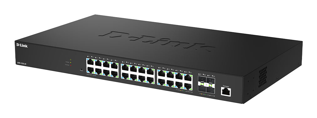 D-Link DMS-1250-28/E commutateur réseau Géré L2 2.5G Ethernet (100/1000/2500) Noir