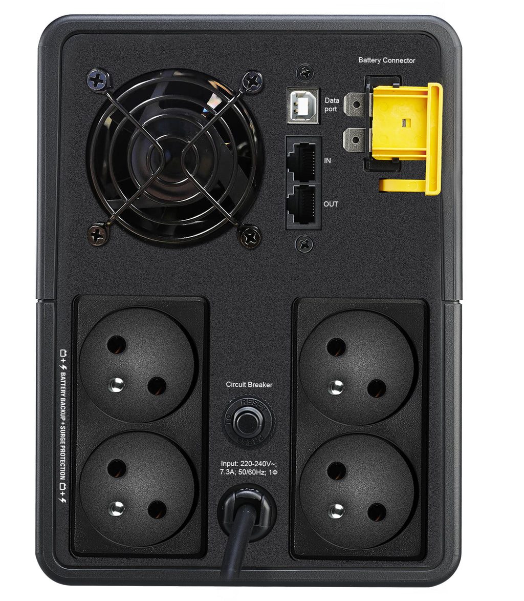 APC BackUPS BX - onduleur line-interactive - 1600VA, 230V - prises Françaises
