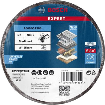 Bosch Bosch N880 Métal, Peinture, Acier inoxydable, Acier Disque de ponçage