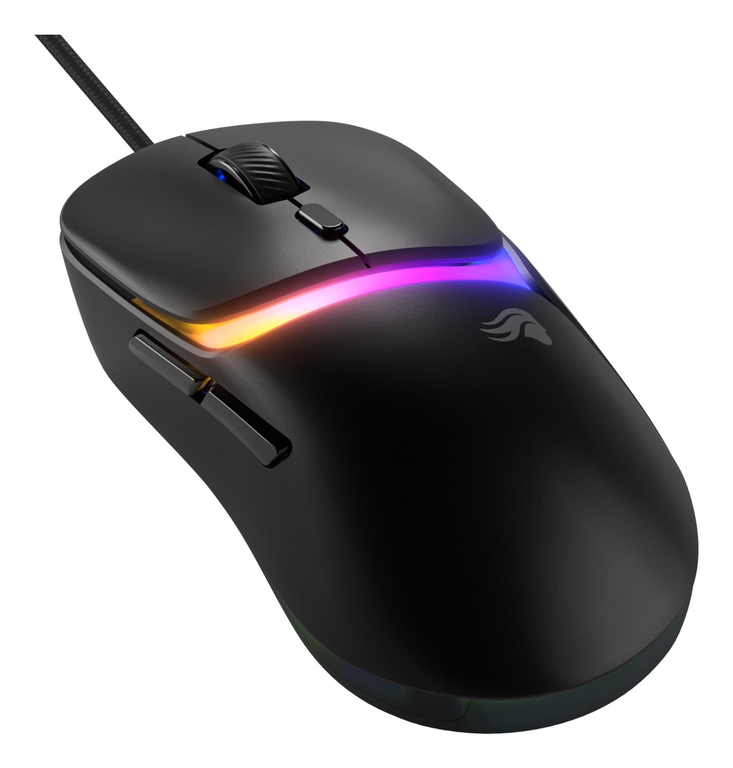 Glorious Gaming Glorious Gaming - Souris gaming filaire Modèle D3 - Ultralégère 57 g, Switch optiques 130M clics, Capteur BAMF 3.0 30k DPI, Suivi 750 IPS, Accélération 50 G, compatible toutes prises en main - Noire