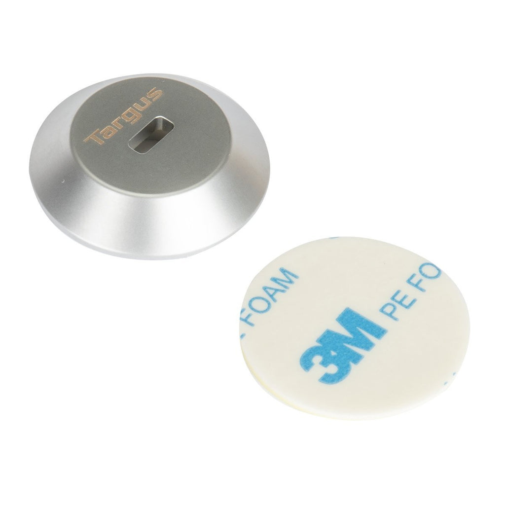 Targus ASP001GLX Plaque pour Câble de Verrouillage, Argent, 1 pièce