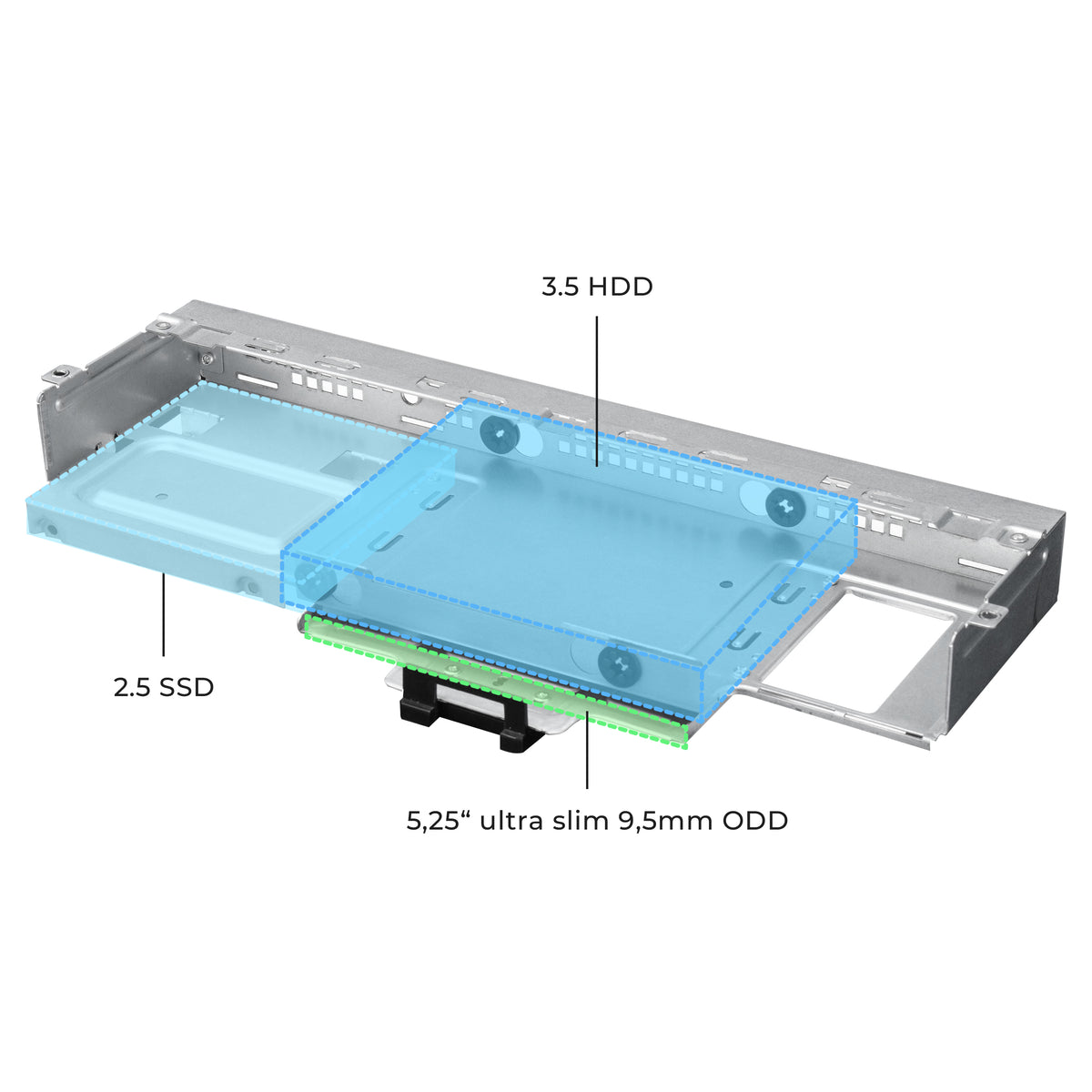 Chieftec DT-10B-300 unité centrale Small Form Factor (SFF) Noir 300 W