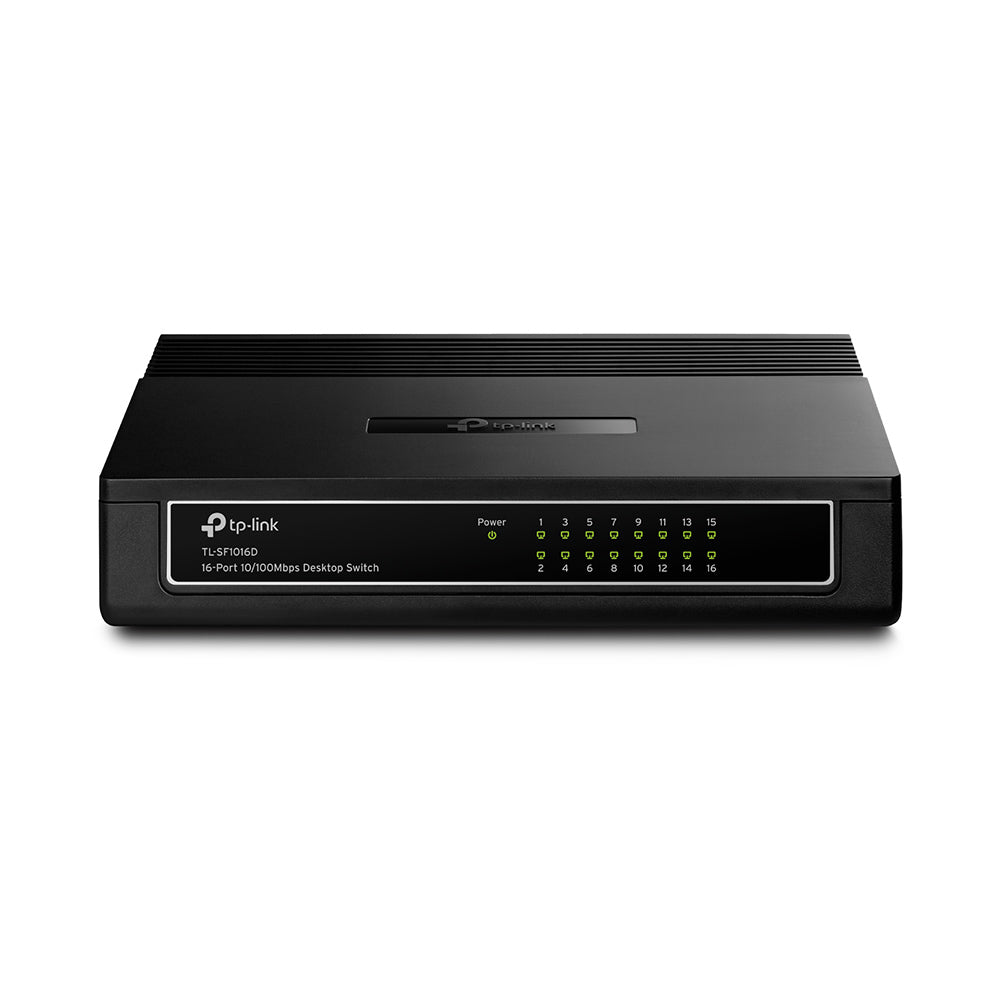 TP-Link TL-SF1016D Switch Ethernet Non-géré 16 Ports Fast Ethernet 10/100, Noir