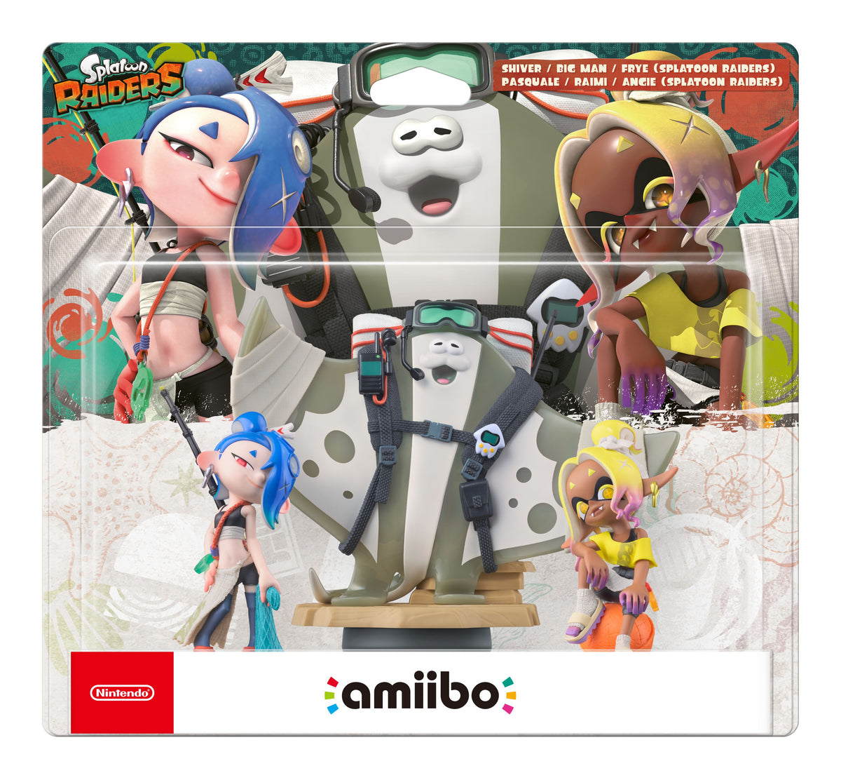 Nintendo Pack amiibo Pasquale / Raimi / Angie (Splatoon Raiders)