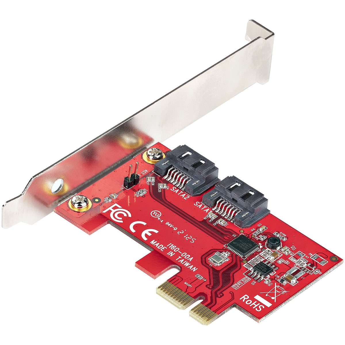 StarTech.com Carte Contrôleur PCIe SATA 2 ports 6Gbps ASM1166 Non-RAID