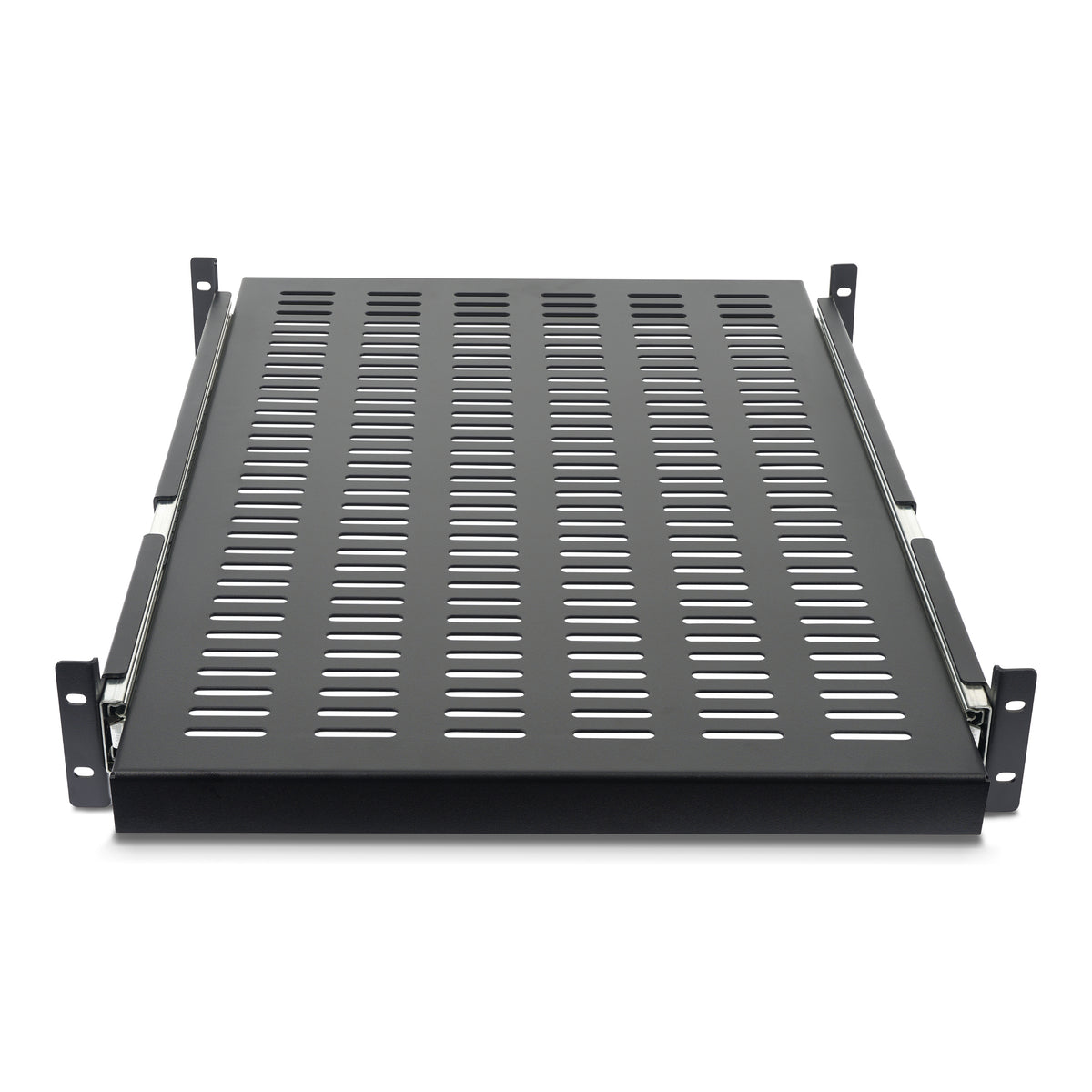StarTech.com Étagère Coulissante pour Rack Serveur 2U, Profondeur Ajustable 48 cm, Capacité 22.7kg