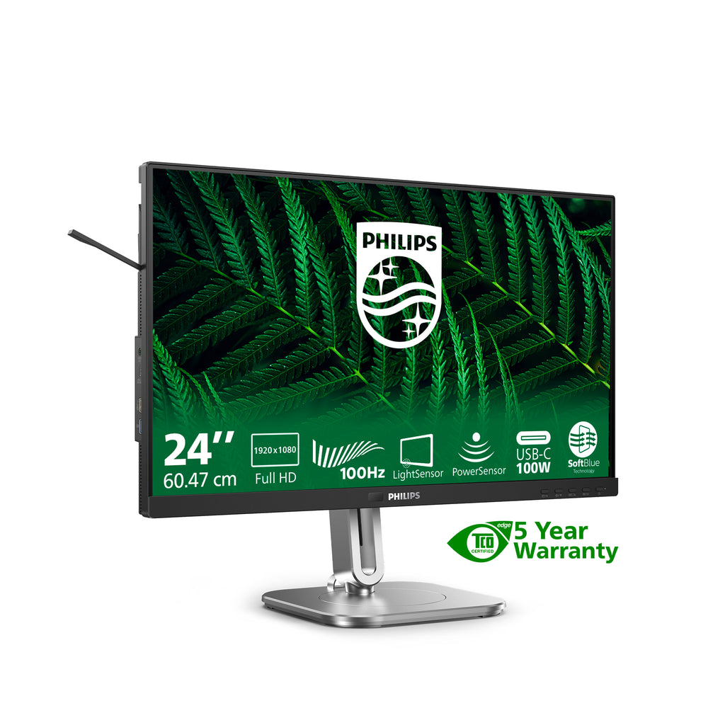 Philips 5000 series 24B2G5301/00 écran plat de PC 60,5 cm (23.8") 1920 x 1080 pixels Full HD LCD Noir