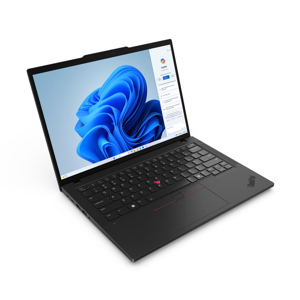 Lenovo ThinkPad T14 Gen 5 (Intel) Intel Core Ultra 7 155U Ordinateur portable 35,6 cm (14") WUXGA 32 Go DDR5-SDRAM 512 Go SSD Wi-Fi 6E (802.11ax) Windows 11 Pro Nordique Noir