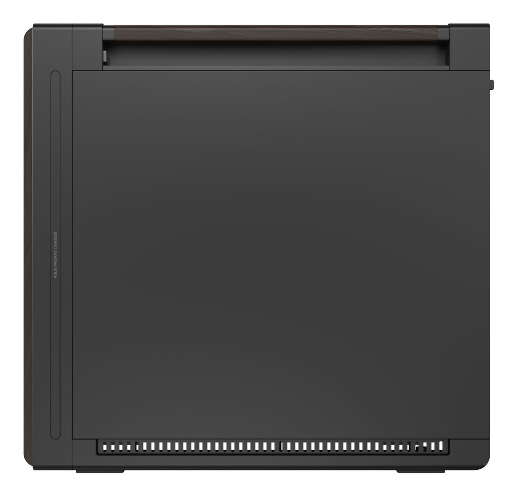 ASUS ProArt PA602 Wood Edition Modern Black - Metal Panel Midi Tower Noir, Bois