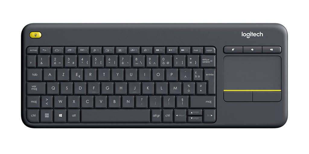 Logitech K400 Plus Clavier Sans Fil avec Pavé Tactile, Disposition Française