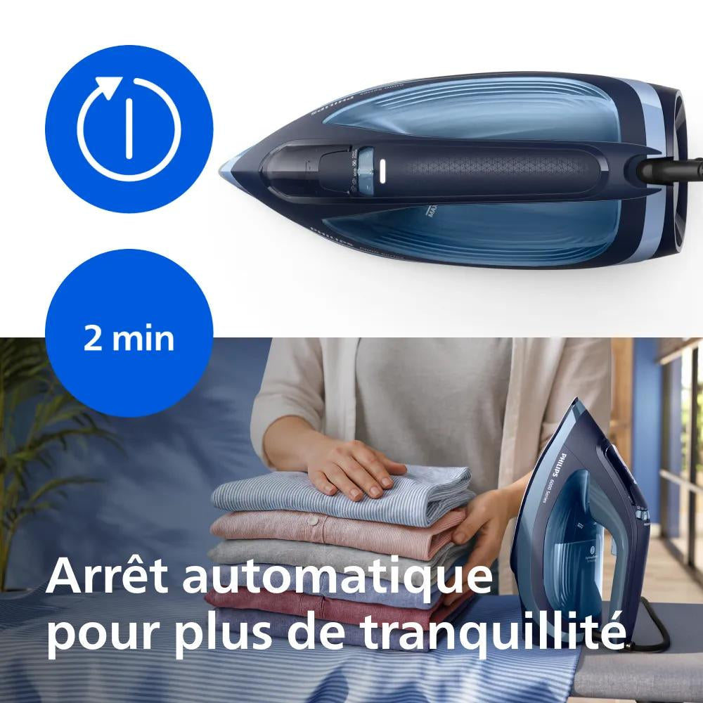Philips Série 6000 Fer à Repasser Vapeur