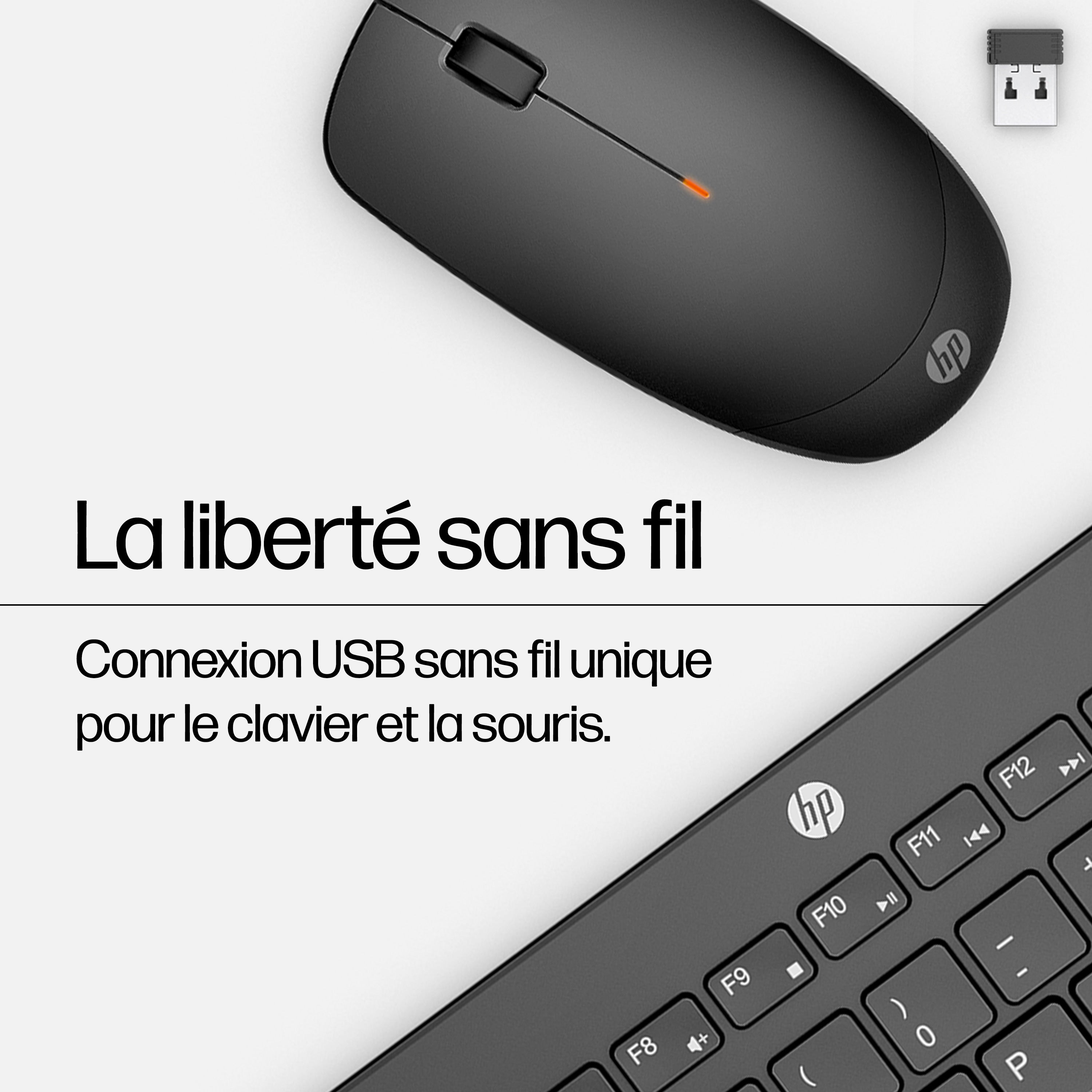 HP Ensemble clavier et souris sans fil 230