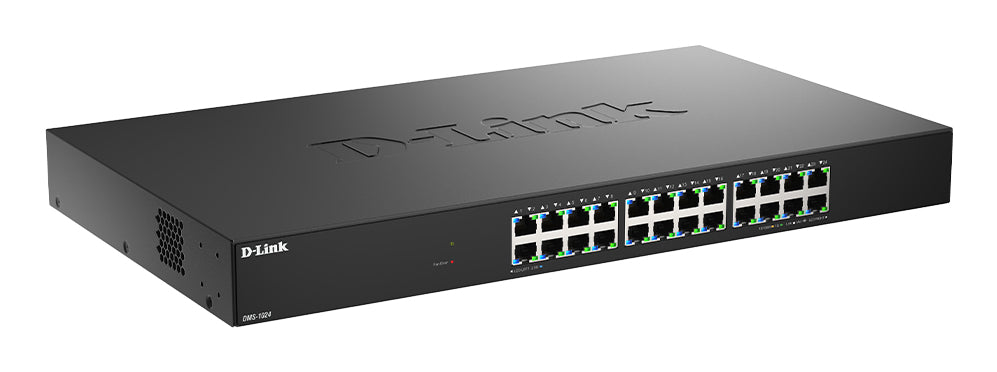 D-Link DMS-1024 Non-géré 2.5G Ethernet (100/1000/2500) Noir