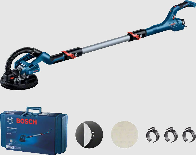 Bosch Bosch 500 Series GTR 550 Ponceuse pour cloisons sèches 910 tr/min Noir, Bleu, Blanc 500 W