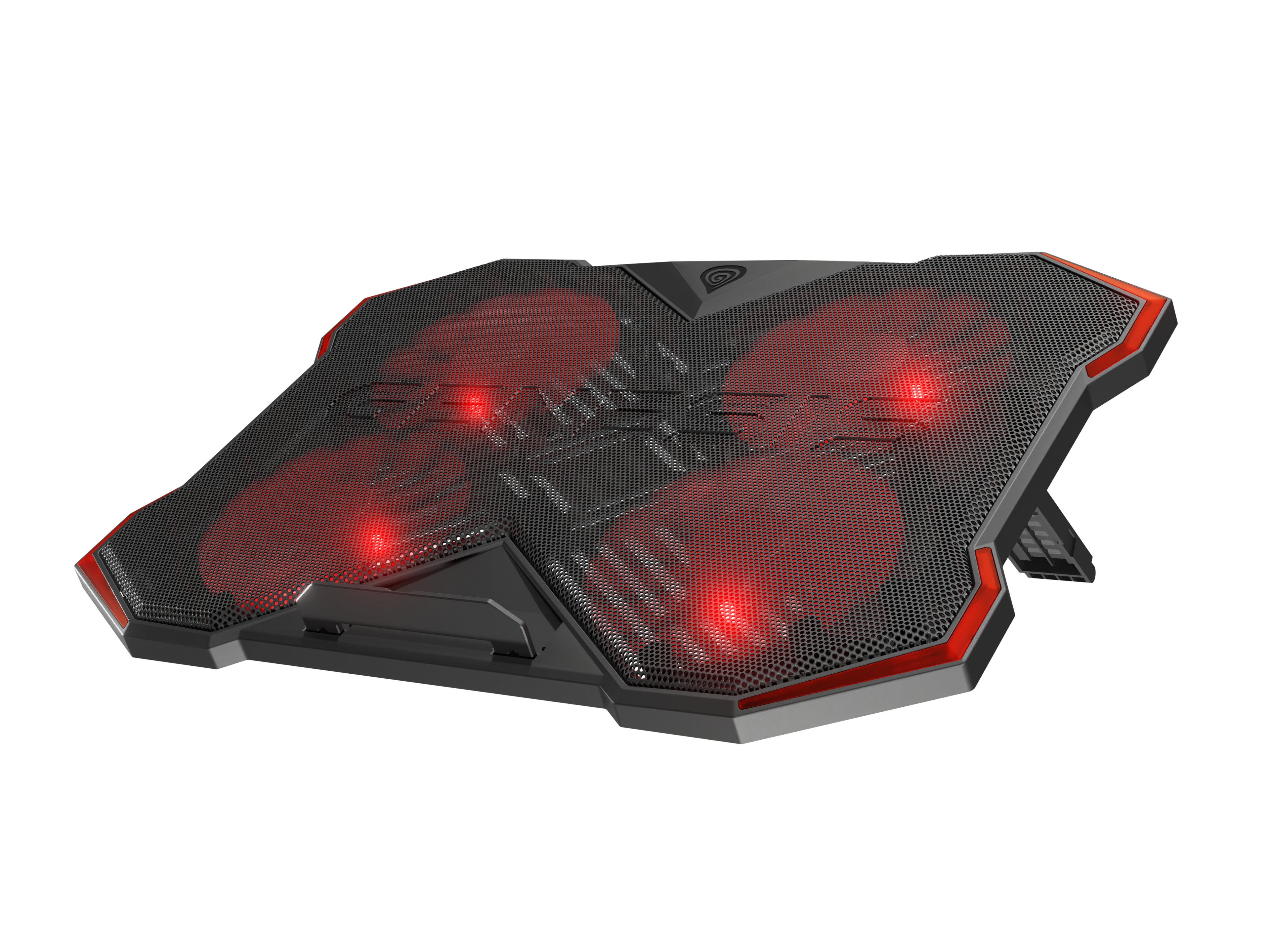 GENESIS Oxid 260 système de refroidissement pour ordinateurs portables 43,9 cm (17.3") 1010 tr/min Noir, Rouge