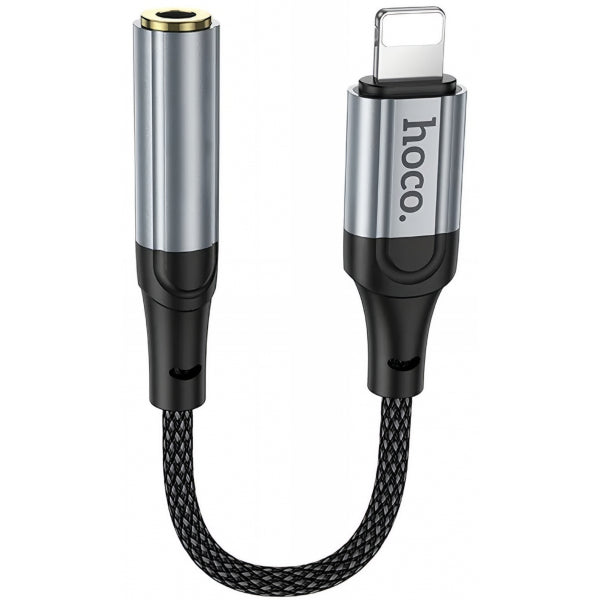 Hoco Lightning to 3.5mm Audio Adapter LS36A, Grey