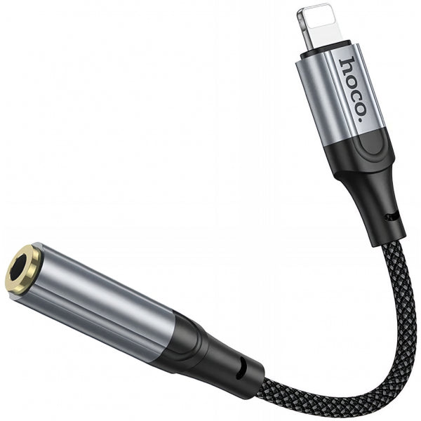 Hoco Lightning to 3.5mm Audio Adapter LS36A, Grey