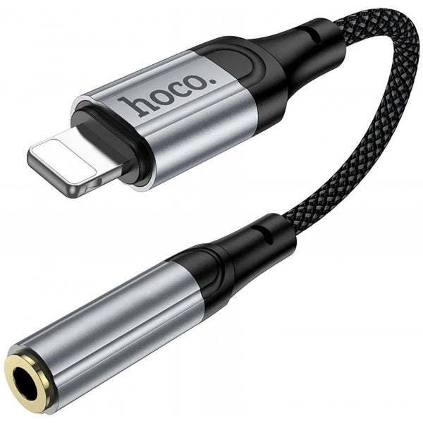 Hoco Lightning to 3.5mm Audio Adapter LS36A, Grey
