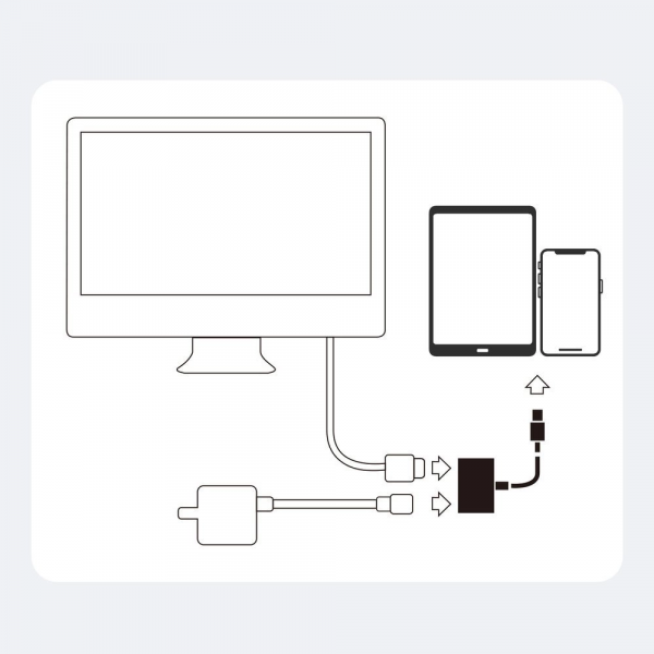 Joyroom Lightning to HDMI / Lightning Video Adapter S-H141, White